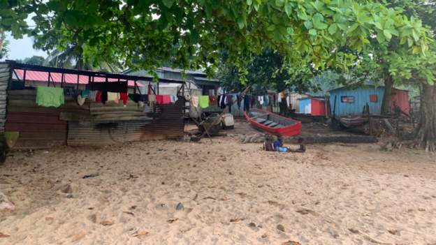 São Tomé and Principé: How waves are washing away an island nation's trees