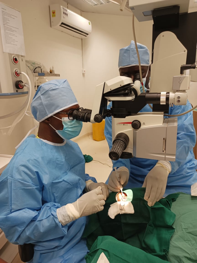 Eye surgeons across Ghana begin training on UHAS glaucoma treatment