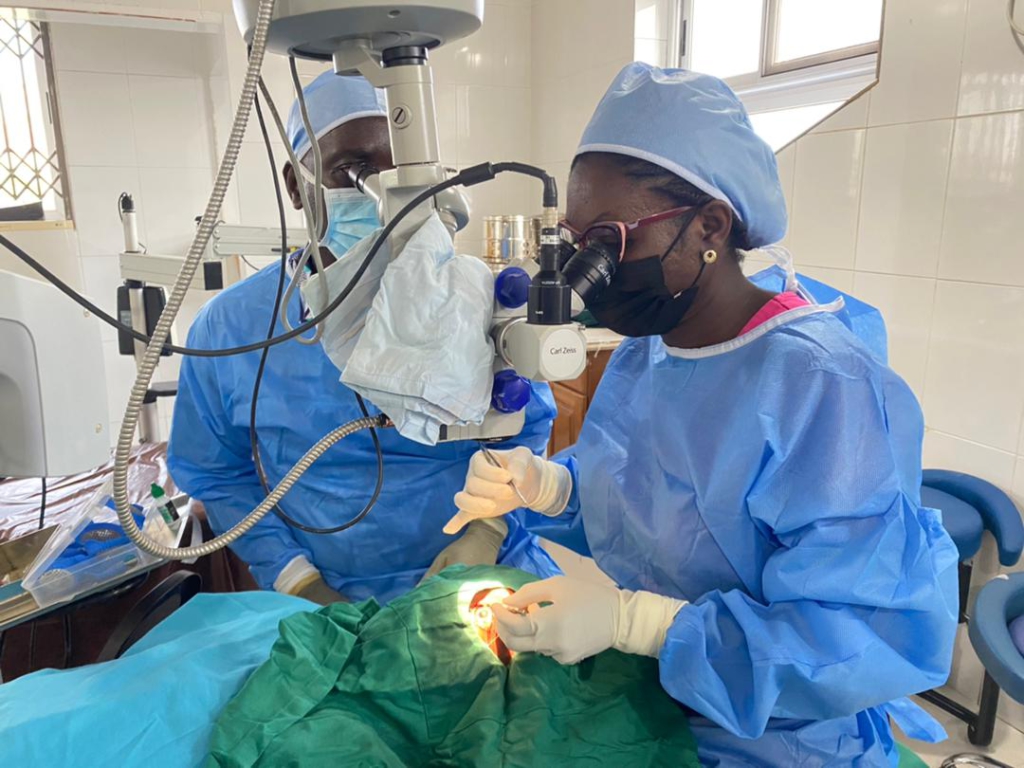 Eye surgeons across Ghana begin training on UHAS Glaucoma treatment