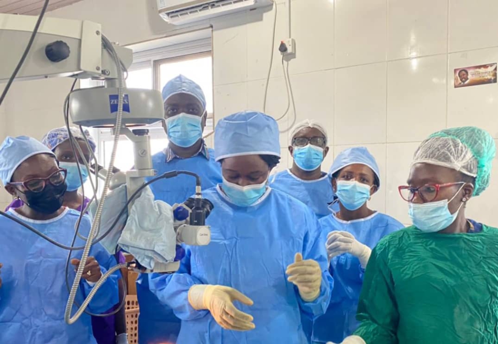 Eye surgeons across Ghana begin training on UHAS glaucoma treatment