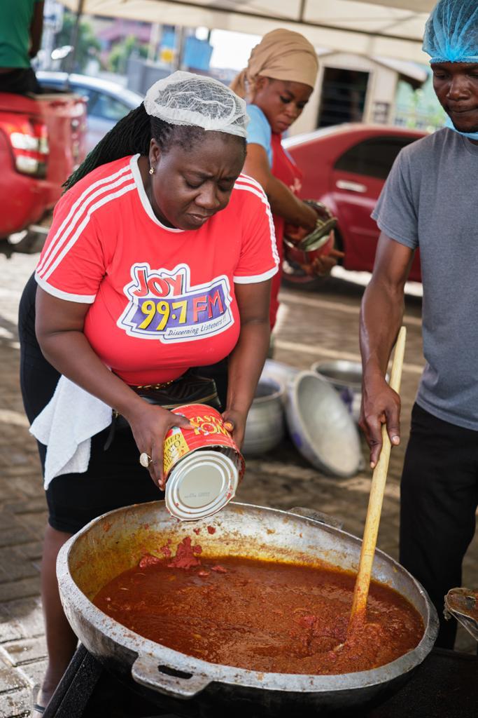 Joy FM Easter Soup Kitchen: From the kitchen into the pack