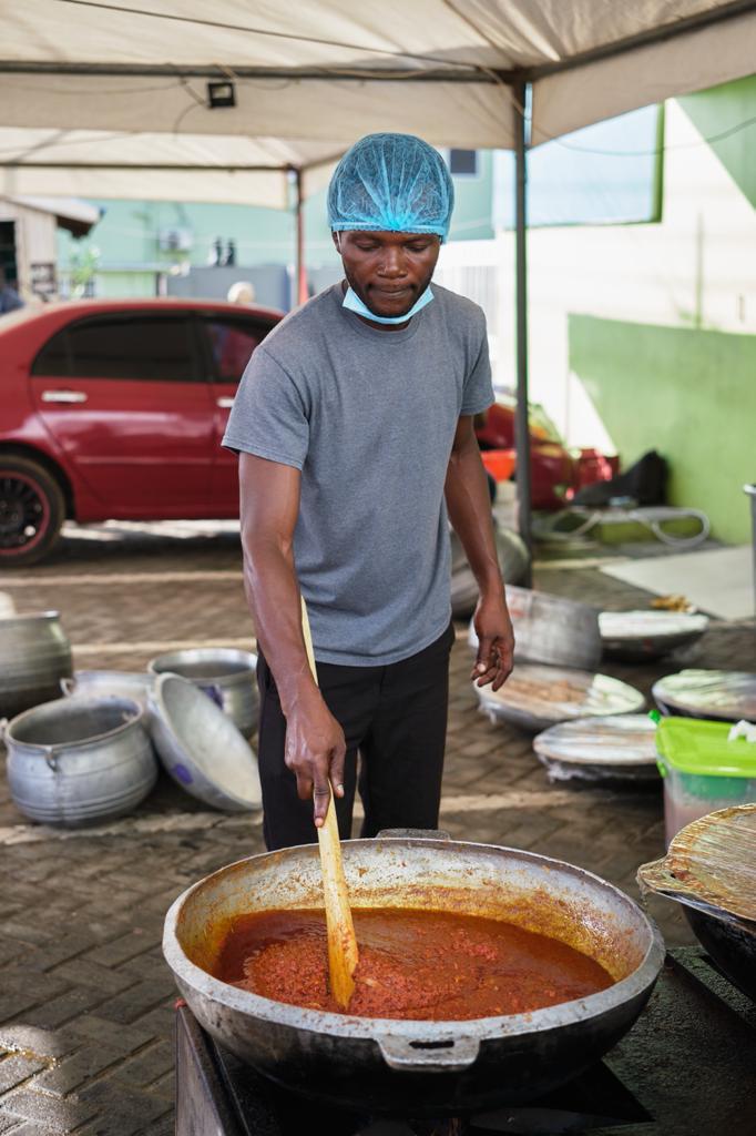 Joy FM Easter Soup Kitchen: From the kitchen into the pack