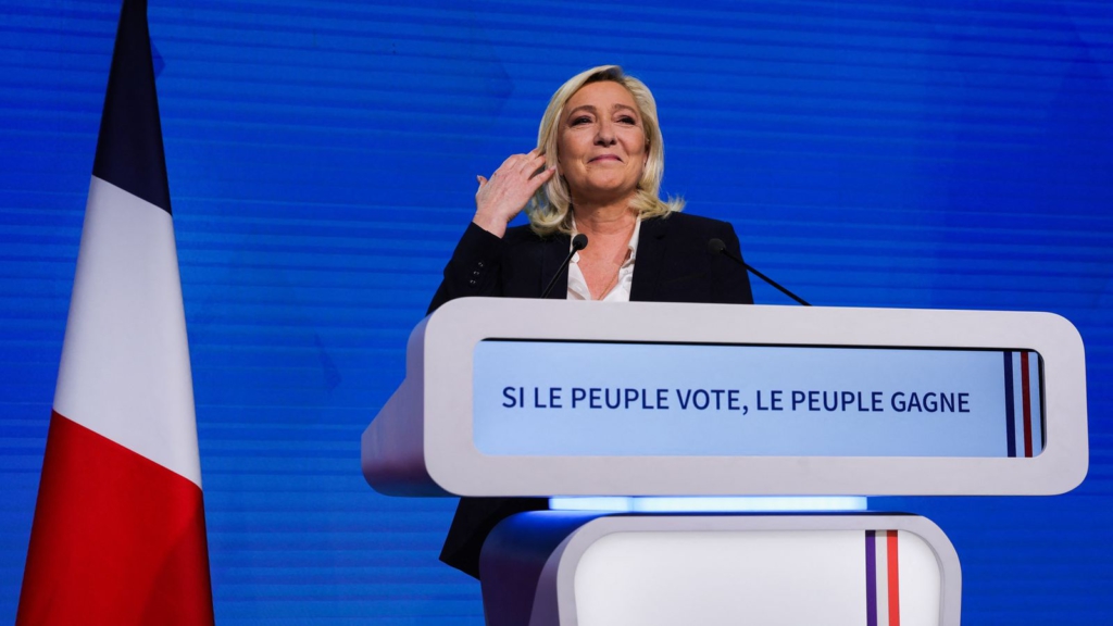 French presidential election: Emmanuel Macron and Marine Le Pen to face each other in final round
