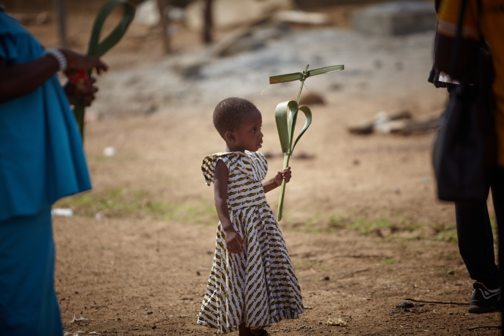 Photos: Children in Bolgatanga celebrate Palm Sunday