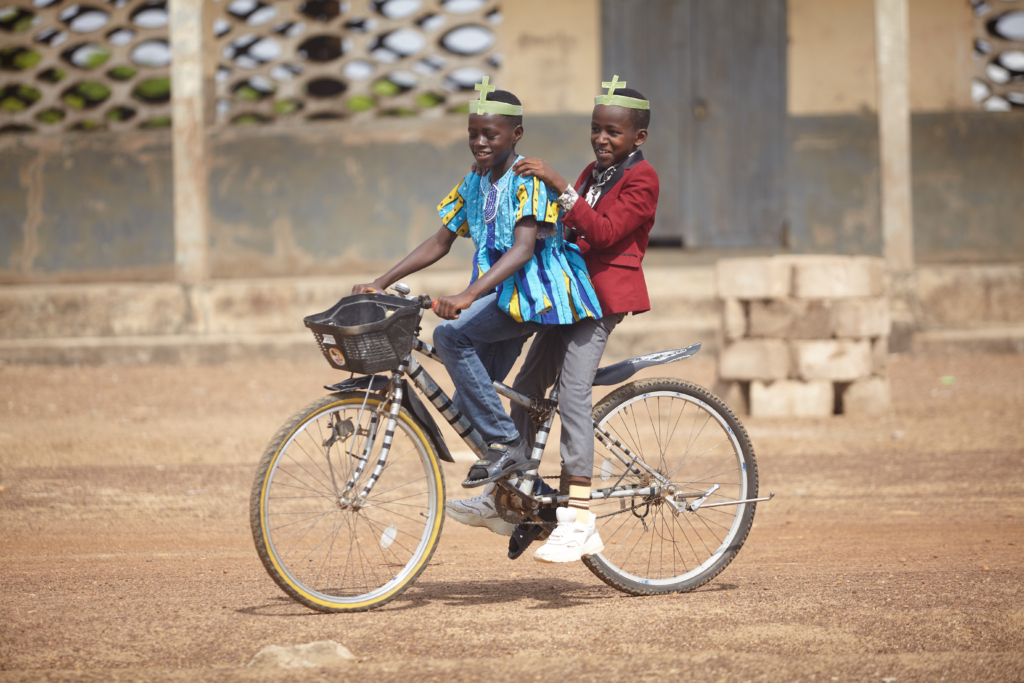 Photos: Children in Bolgatanga celebrate Palm Sunday