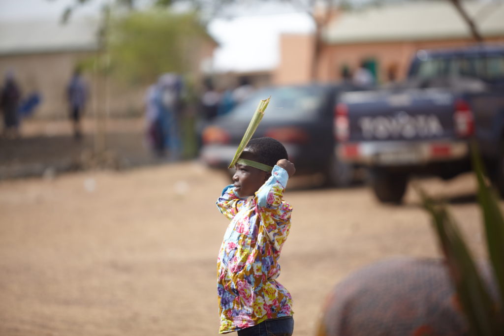 Photos: Children in Bolgatanga celebrate Palm Sunday