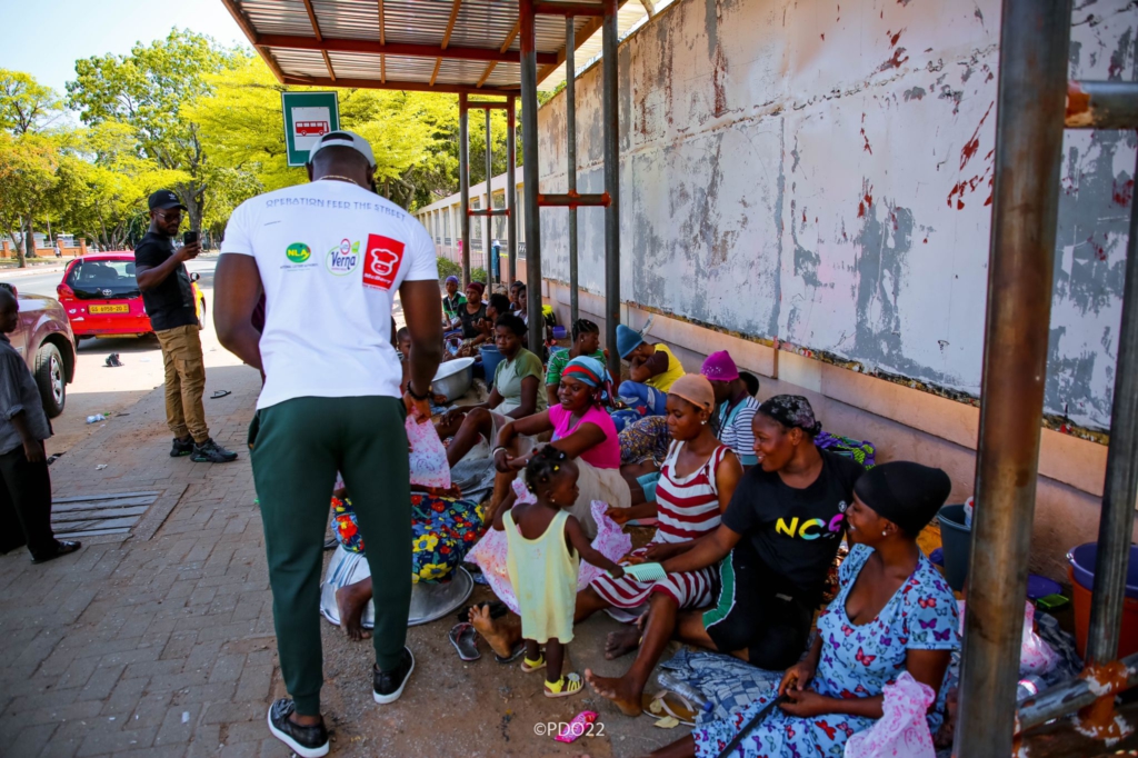 Prince David Osei spends Easter supporting, feeding less fortunate in society