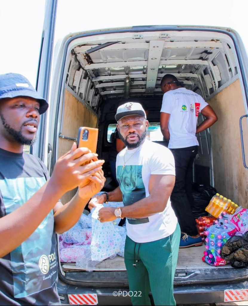 Prince David Osei spends Easter supporting, feeding less fortunate in society