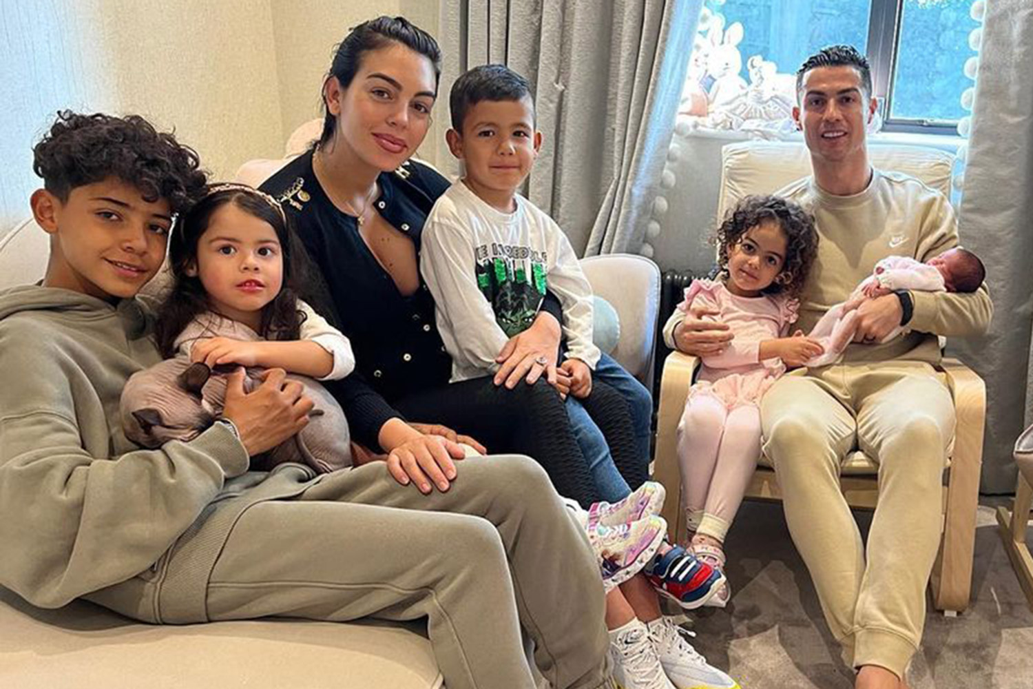 Ronaldo and family
