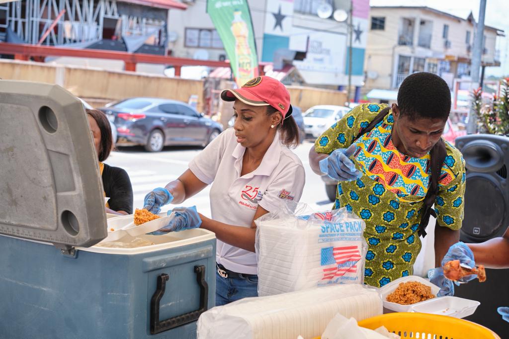 Joy FM Easter Soup Kitchen: From the kitchen into the pack