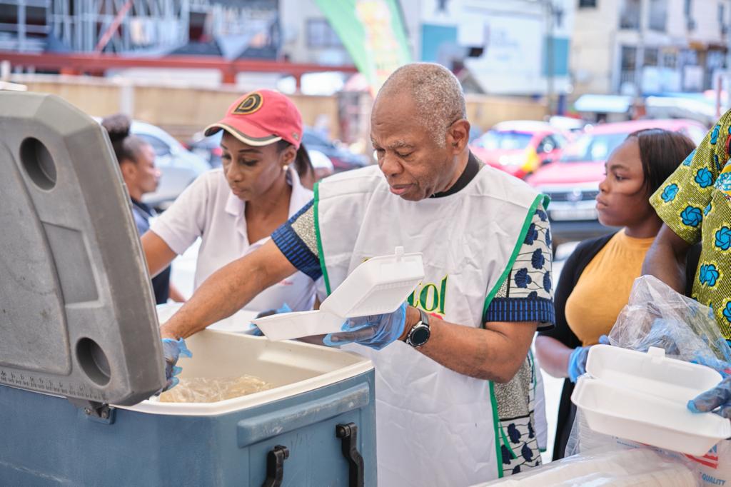 Joy FM Easter Soup Kitchen: From the kitchen into the pack