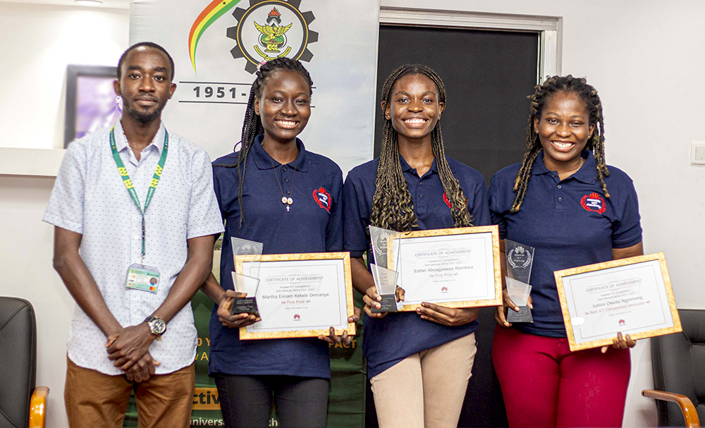 KNUST students develop device to determine water quality