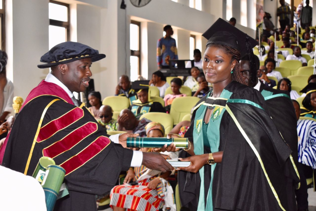 UAHS confers honorary doctorate degrees on Jospong CEO, Prof. Margaret Gyapong