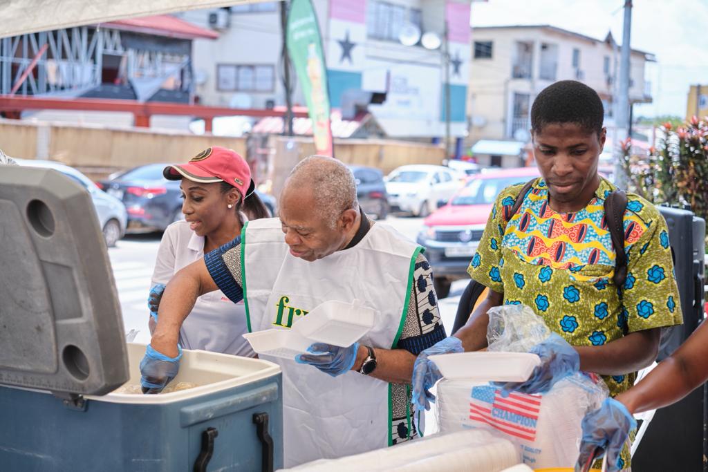 Former PNC flagbearer Edward Mahama pops up in Joy FM Easter Soup Kitchen