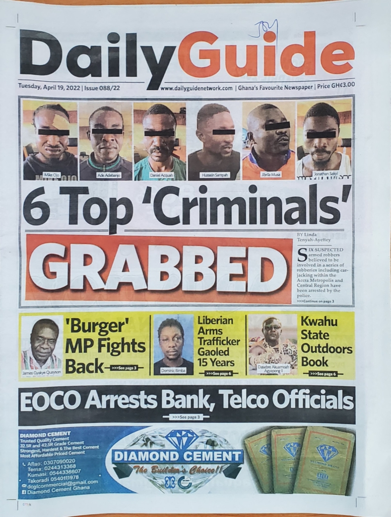 Today's front pages: Tuesday, April 19, 2022