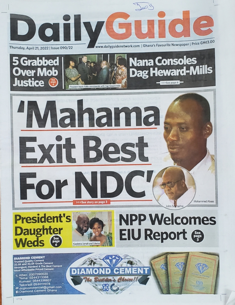 Today's front pages: Thursday, April 21, 2022