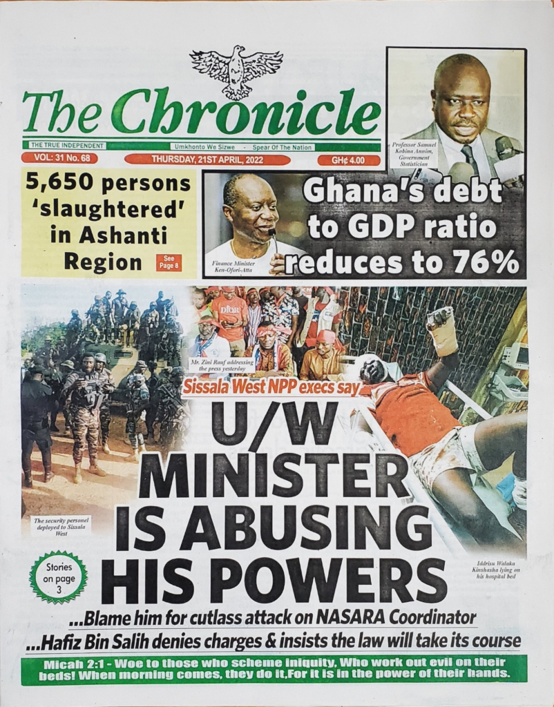 Today's front pages: Thursday, April 21, 2022