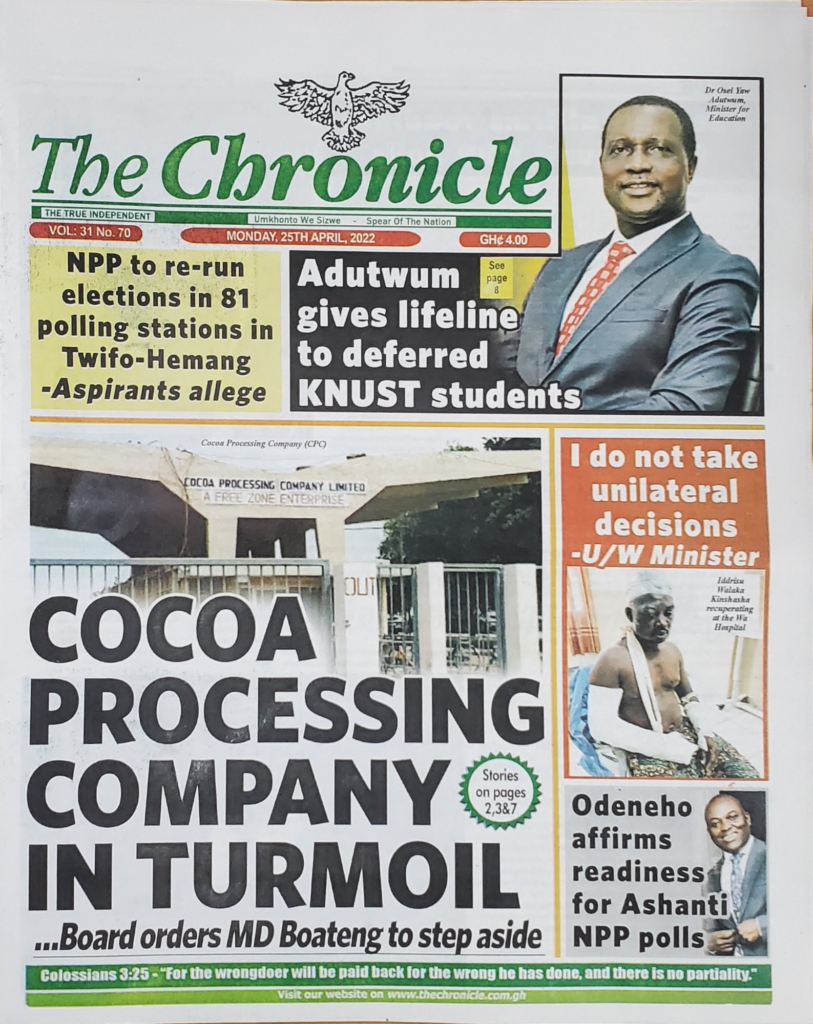 Today's front pages: Monday, April 25, 2022 Today's front pages: Monday, April 25, 2022