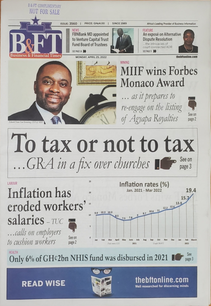 Today's front pages: Monday, April 25, 2022 Today's front pages: Monday, April 25, 2022
