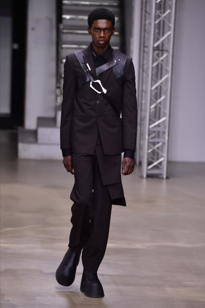 Model Ottawa Kwami takes part in several shows during Fashion Week in 2022