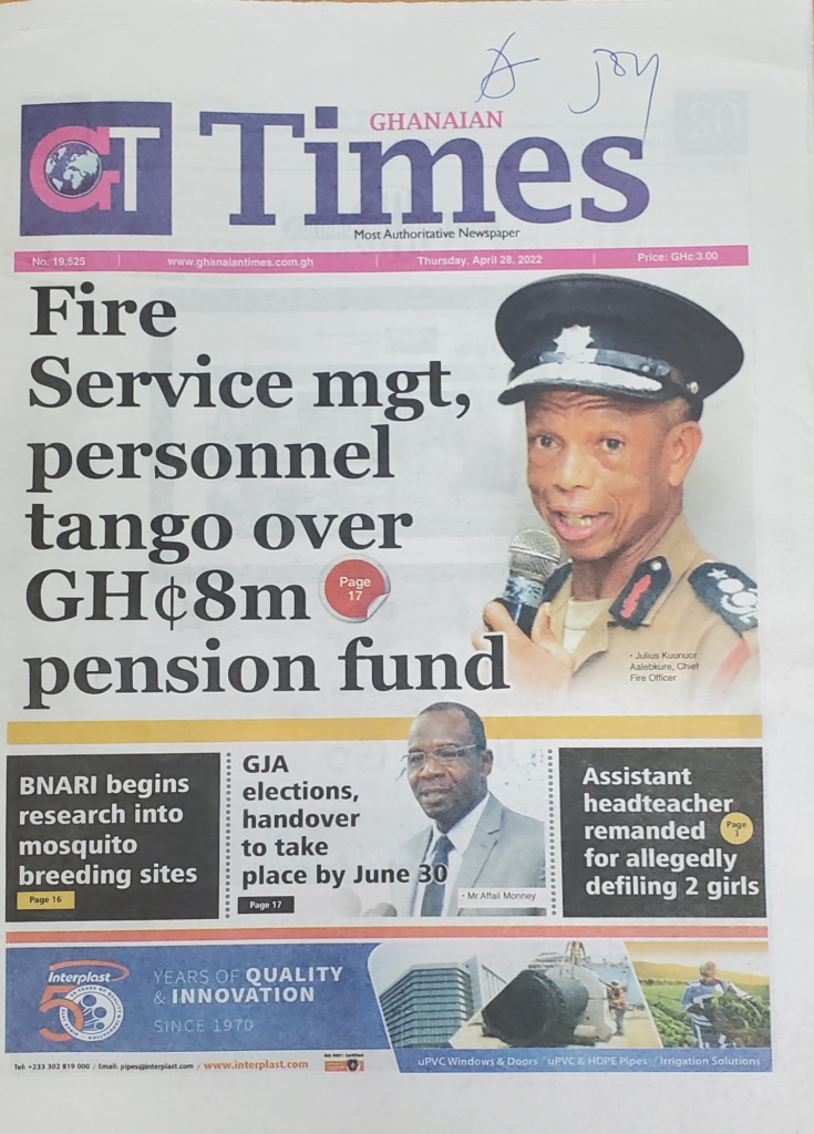 Today's front pages: Thursday, April 28, 2022