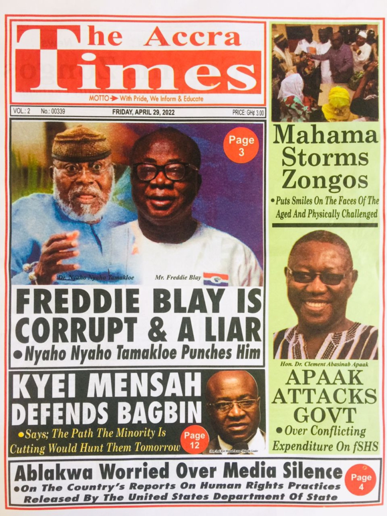 Today's front pages: Friday, April 29, 2022 Today's front pages: Friday, April 29, 2022