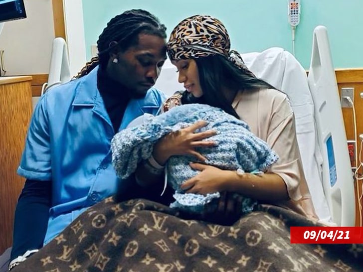 Cardi B and Offset reveal baby boy's name and pictures