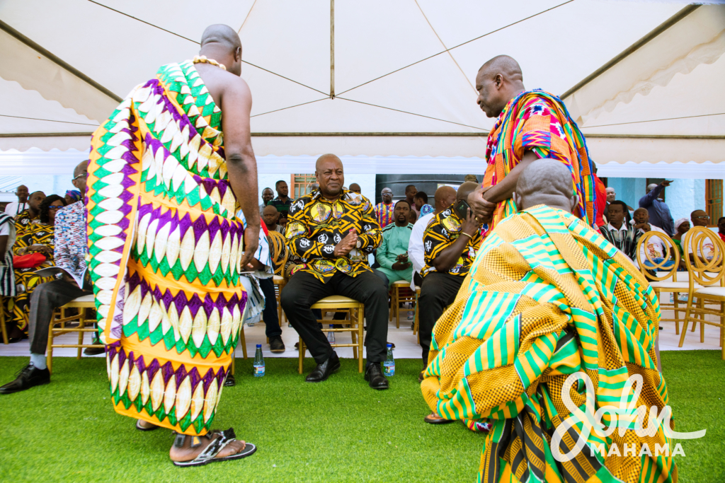 Mahama honours Abetifihene on his 30th anniversary on the stool Mahama honours Abetifihene on his 30th anniversary on the stool