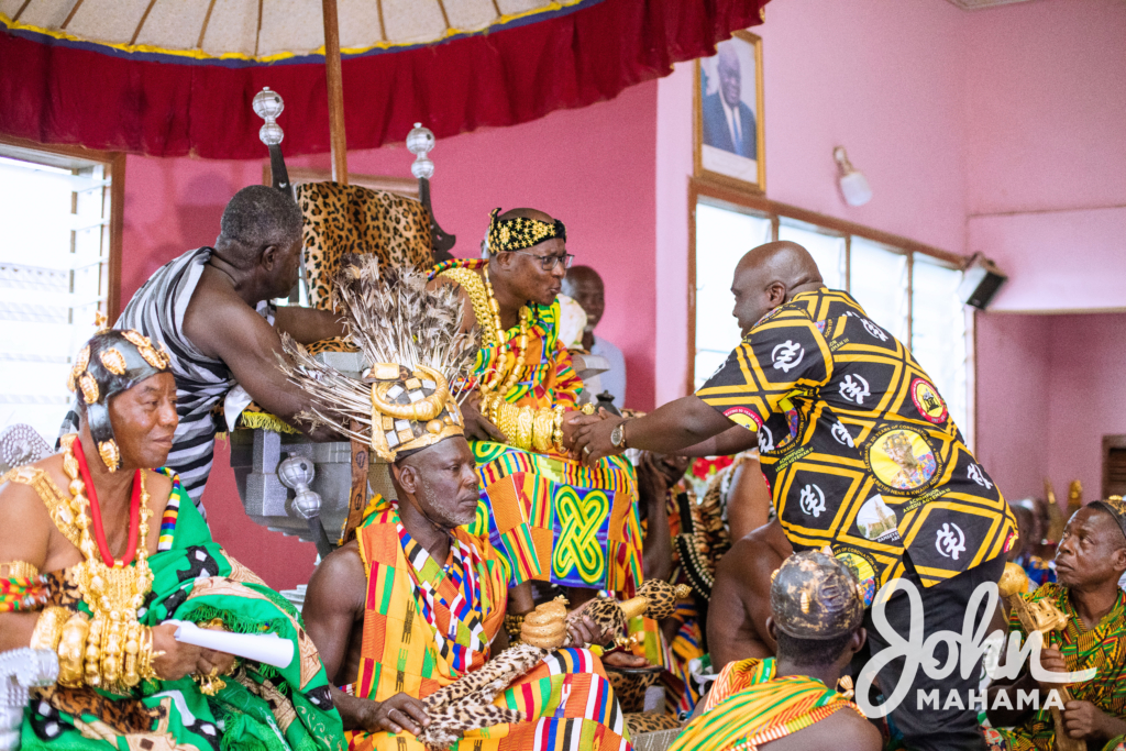 Mahama honours Abetifihene on his 30th anniversary on the stool Mahama honours Abetifihene on his 30th anniversary on the stool