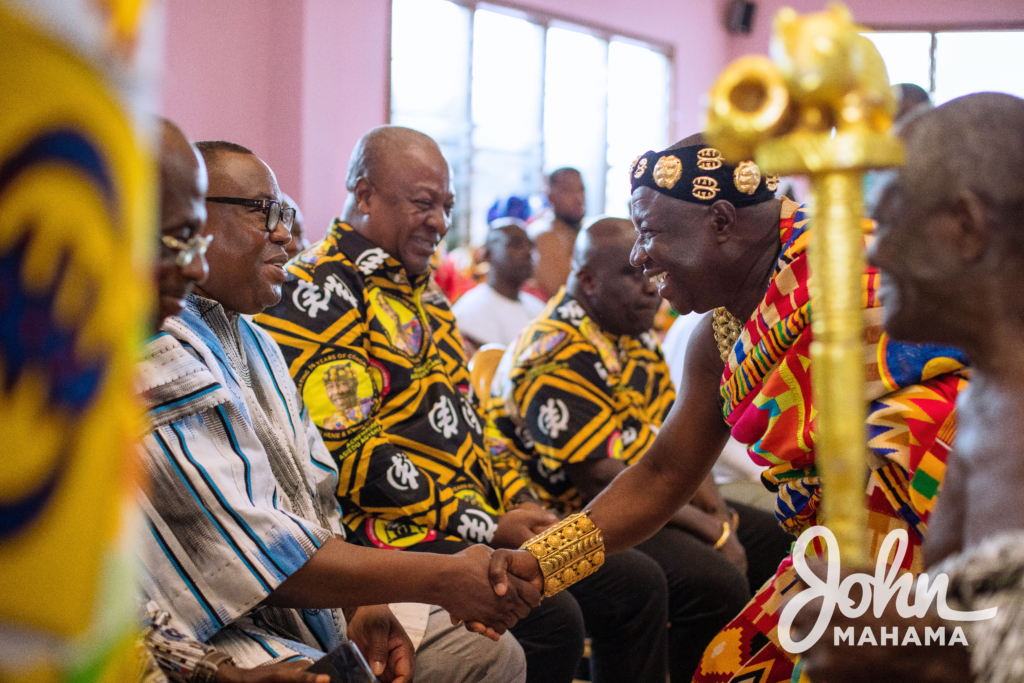 Mahama honours Abetifihene on his 30th anniversary on the stool Mahama honours Abetifihene on his 30th anniversary on the stool