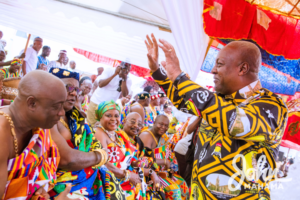 Mahama honours Abetifihene on his 30th anniversary on the stool Mahama honours Abetifihene on his 30th anniversary on the stool