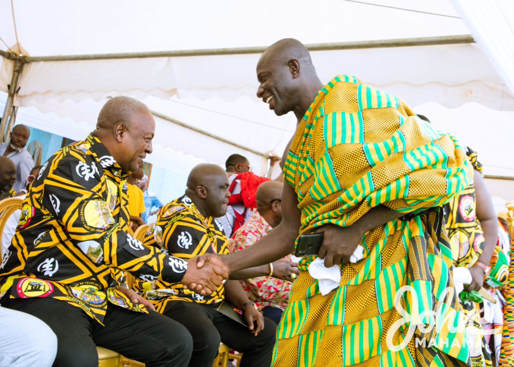 Mahama honours Abetifihene on his 30th anniversary on the stool Mahama honours Abetifihene on his 30th anniversary on the stool