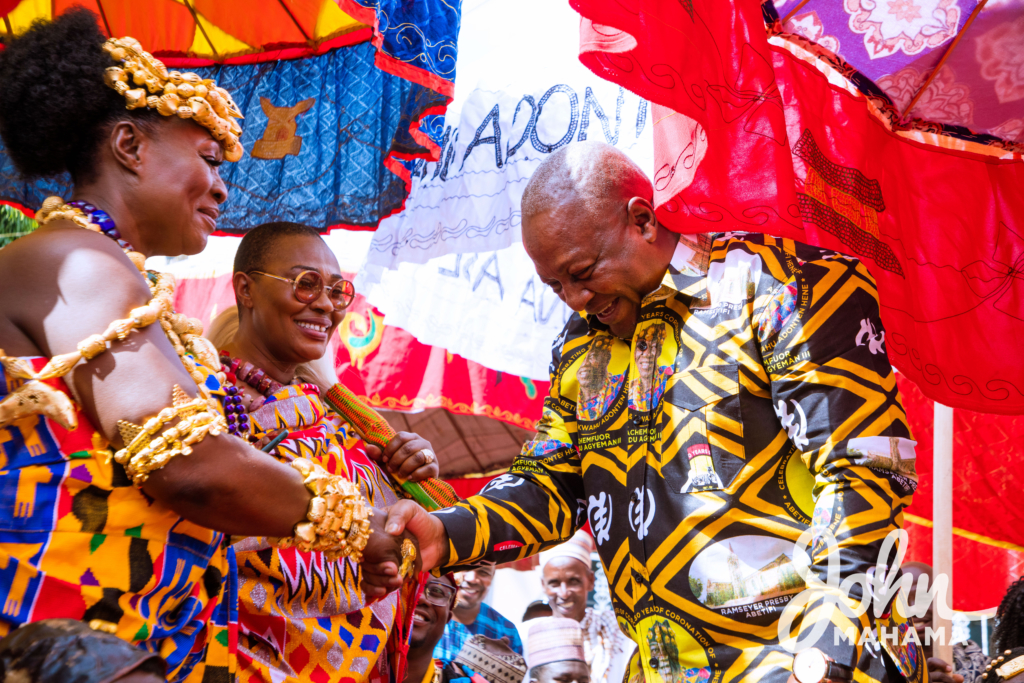 Mahama honours Abetifihene on his 30th anniversary on the stool Mahama honours Abetifihene on his 30th anniversary on the stool