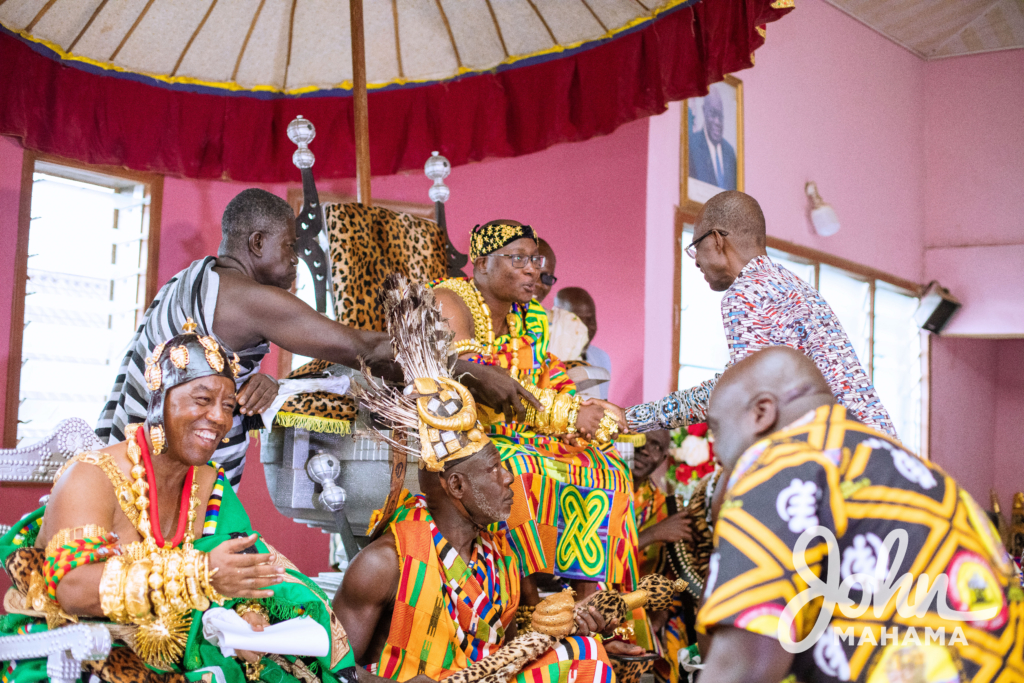 Mahama honours Abetifihene on his 30th anniversary on the stool Mahama honours Abetifihene on his 30th anniversary on the stool