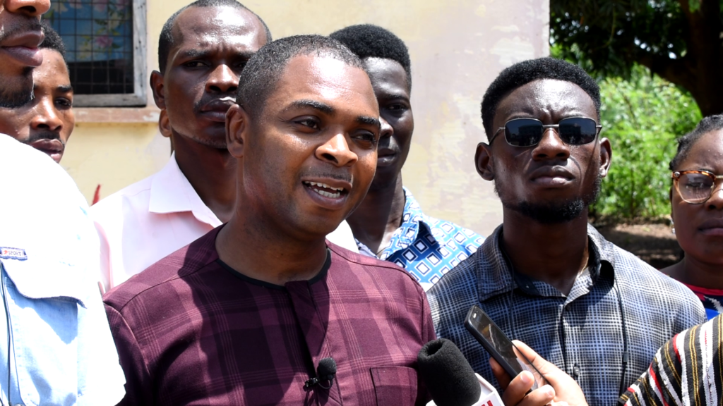 The Coalition of Concerned Volta Youths protest allocation of state lands to private company