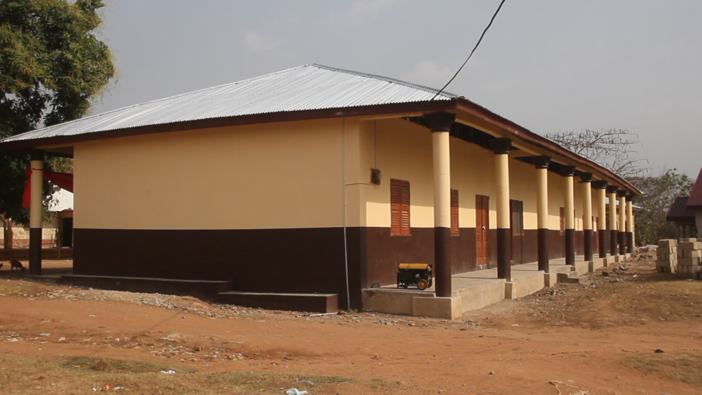 Chief builds 3 unit classroom block for Dawu R/C Primary School