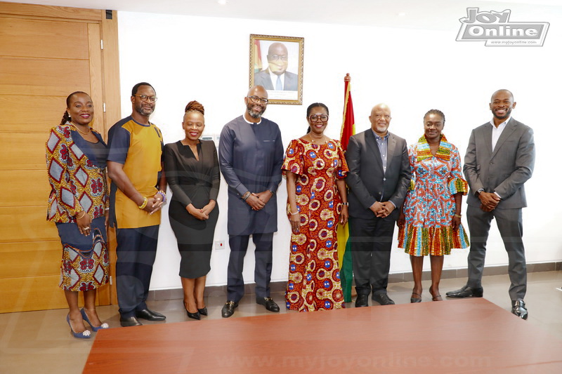 MTN Group CEO, Board Chairman end visit to Ghana