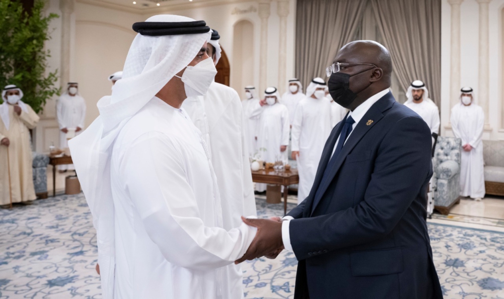 Bawumia commiserates with UAE leader in Abu Dhabi