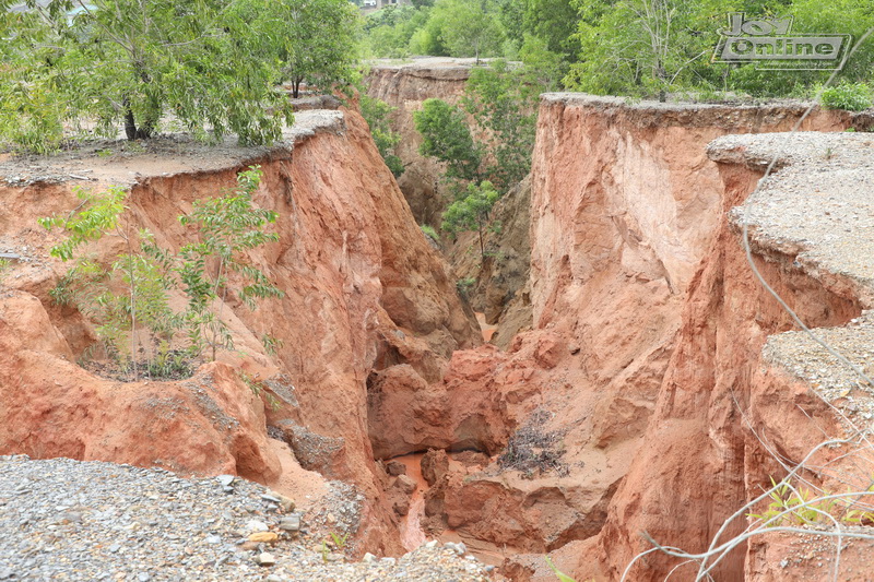 Landslide scare hits residents around Weija-Kasoa ridge