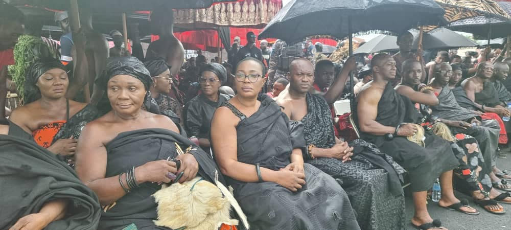 Photos: Akufo-Addo, Bawumia, Kufour, others join residents of Koforidua to mourn Daasebre Oti Boateng