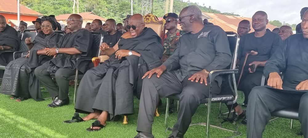 Photos: Akufo-Addo, Bawumia, Kufour, others join residents of Koforidua to mourn Daasebre Oti Boateng