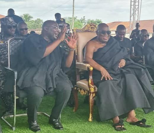 Akufo-Addo, Bawumia and Kufuor join thousands to mourn Daasebre Oti Boateng