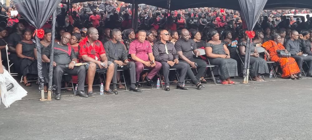 Photos: Akufo-Addo, Bawumia, Kufour, others join residents of Koforidua to mourn Daasebre Oti Boateng