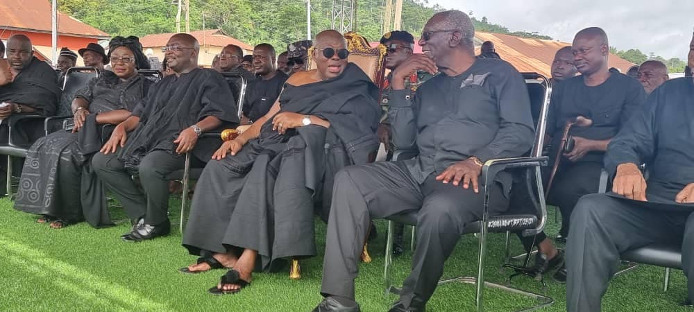 Photos: Akufo-Addo, Bawumia, Kufour, others join residents of Koforidua to mourn Daasebre Oti Boateng