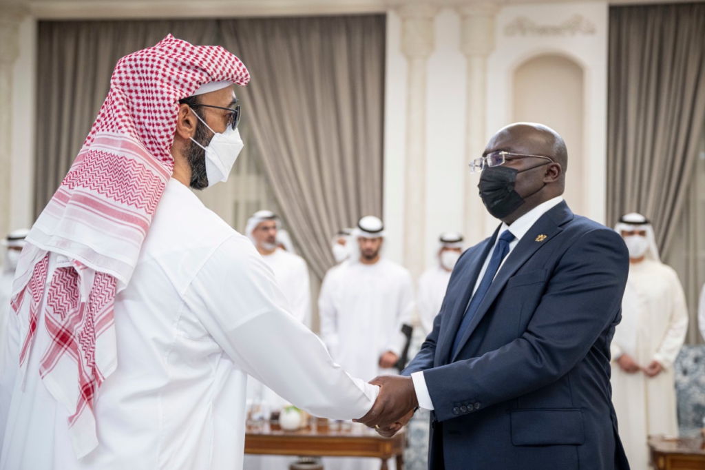 Bawumia commiserates with UAE leader in Abu Dhabi