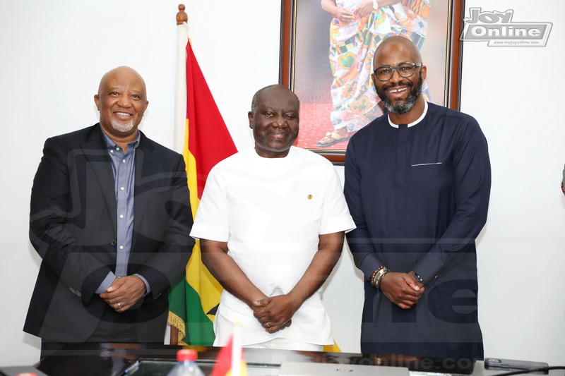 MTN Group CEO, Board Chairman end visit to Ghana