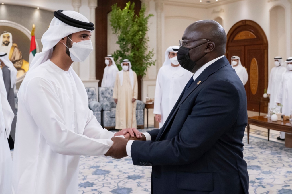 Bawumia commiserates with UAE leader in Abu Dhabi