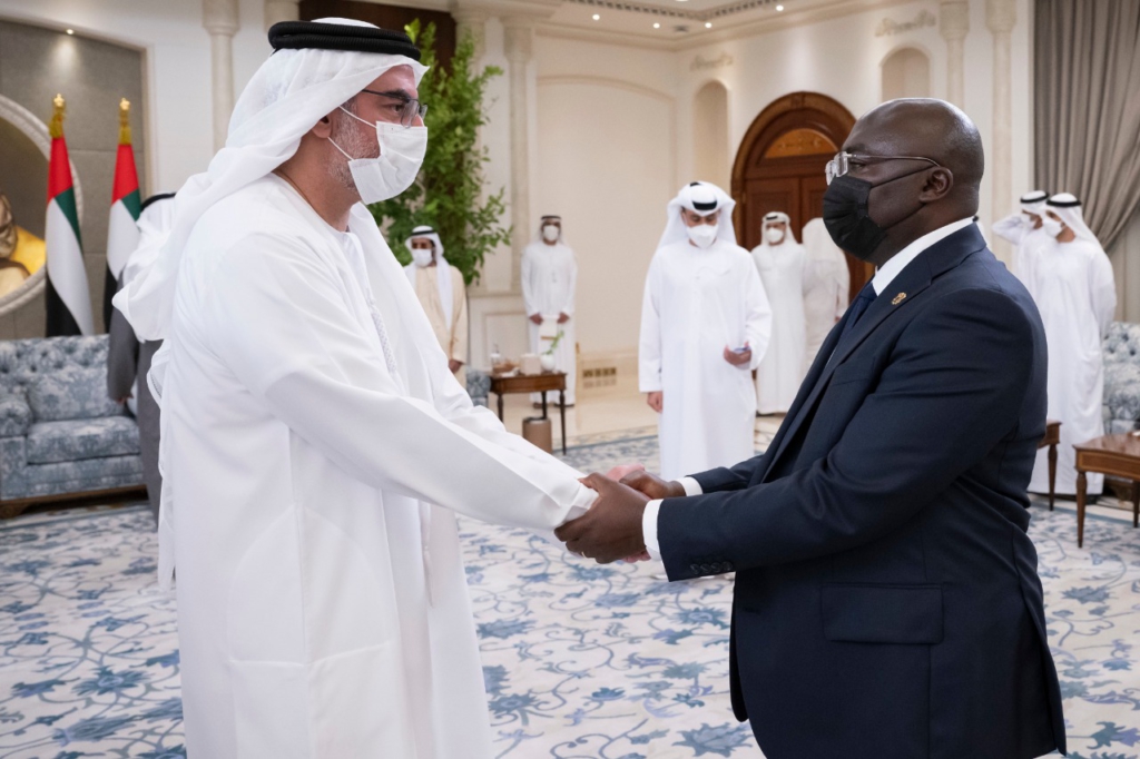 Bawumia commiserates with UAE leader in Abu Dhabi