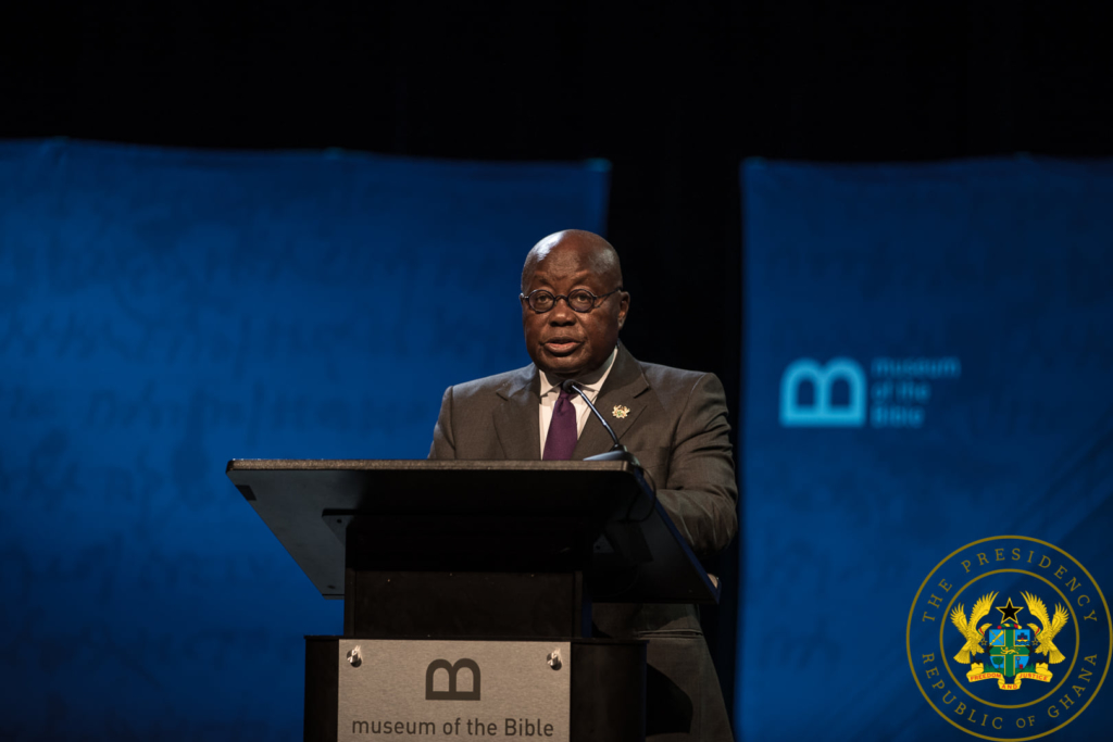 Photos of Akufo-Addo's visit to Museum of the Bible in Washington DC