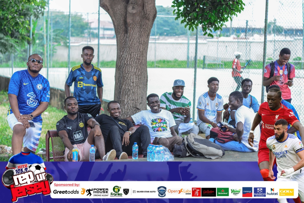 Photos and videos: Hitz FM's Rep Ur Jersey underway at Aviation Social Centre